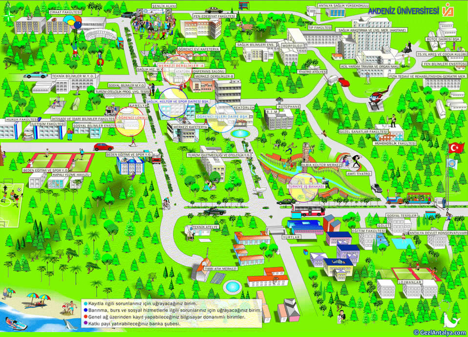 Akdeniz Üniversitesi Haritası 