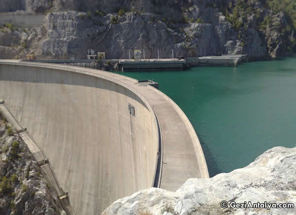 Antalya Oymapınar Barajı Uydu Görüntüsü